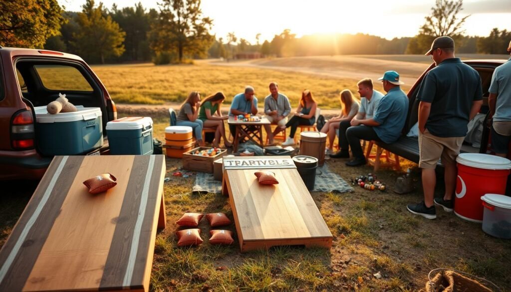 DIY tailgating games