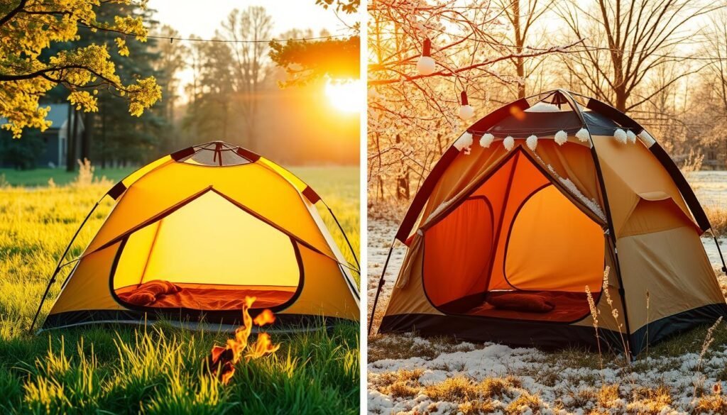 Seasonal Adaptations for Pop-up Tent