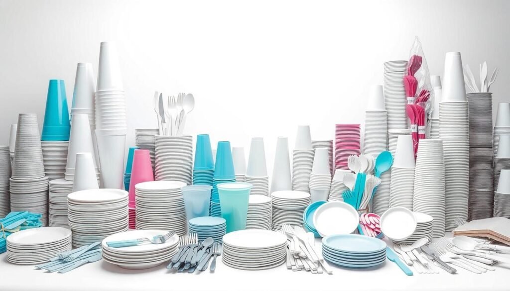 bulk disposable plates and utensils