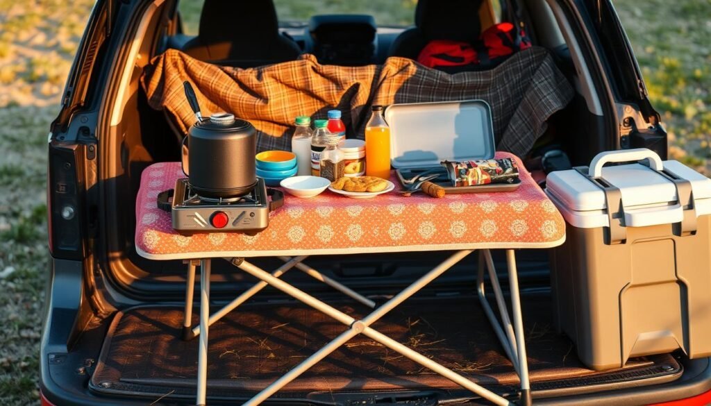 efficient tailgate setup