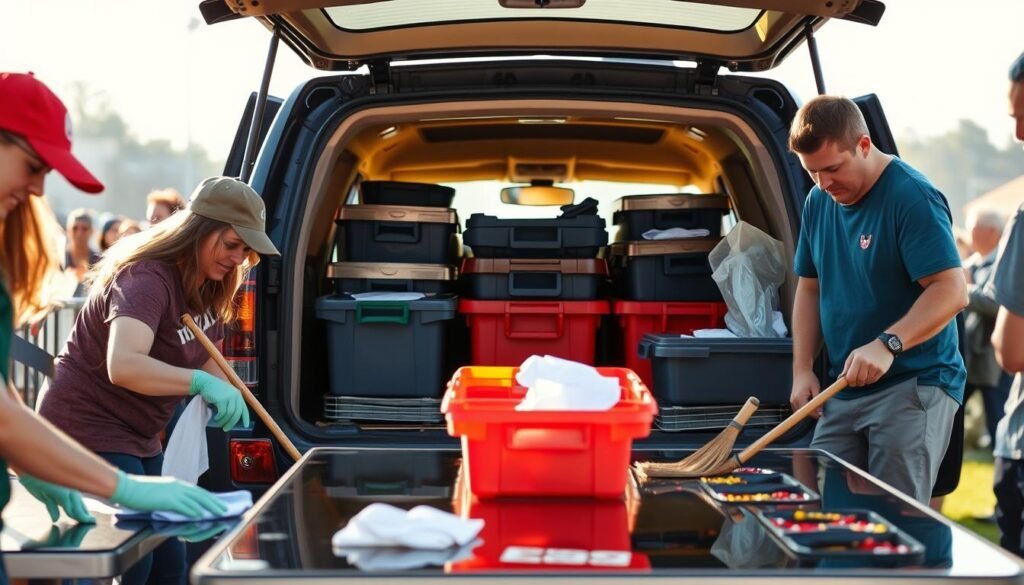 efficient tailgating cleanup methods