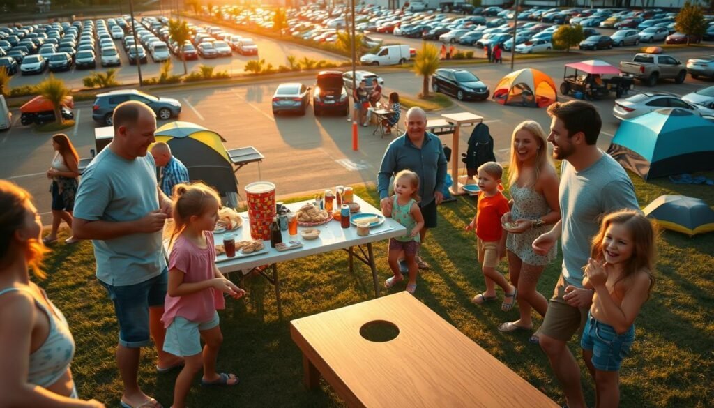 family-friendly tailgating games