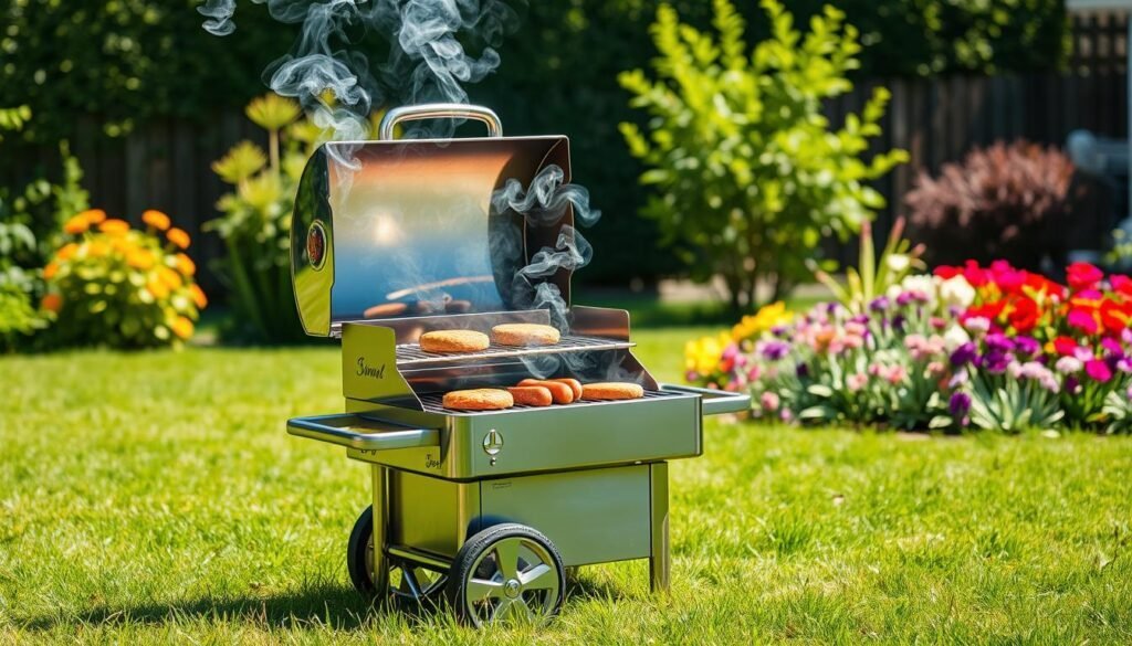portable grill for backyard BBQs