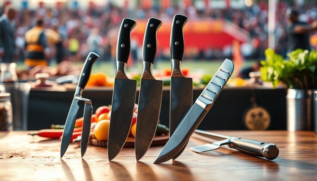 sharp knives for tailgating