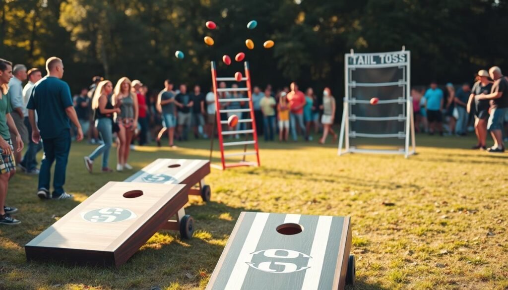 sports-themed tailgating games