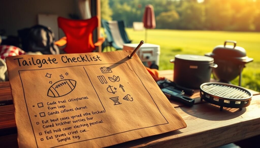 tailgate checklist