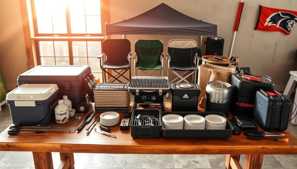 tailgating equipment organization
